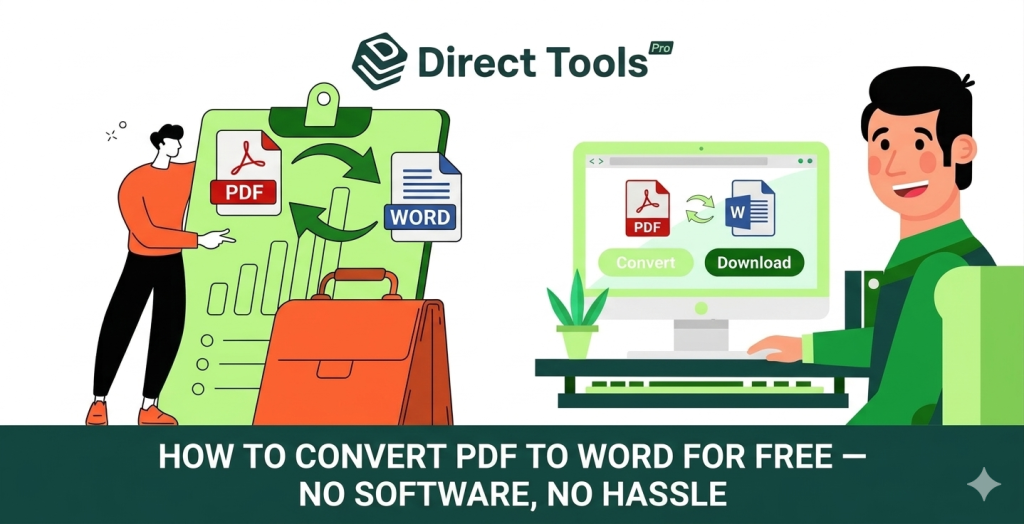 How to convert PDF to word for free
