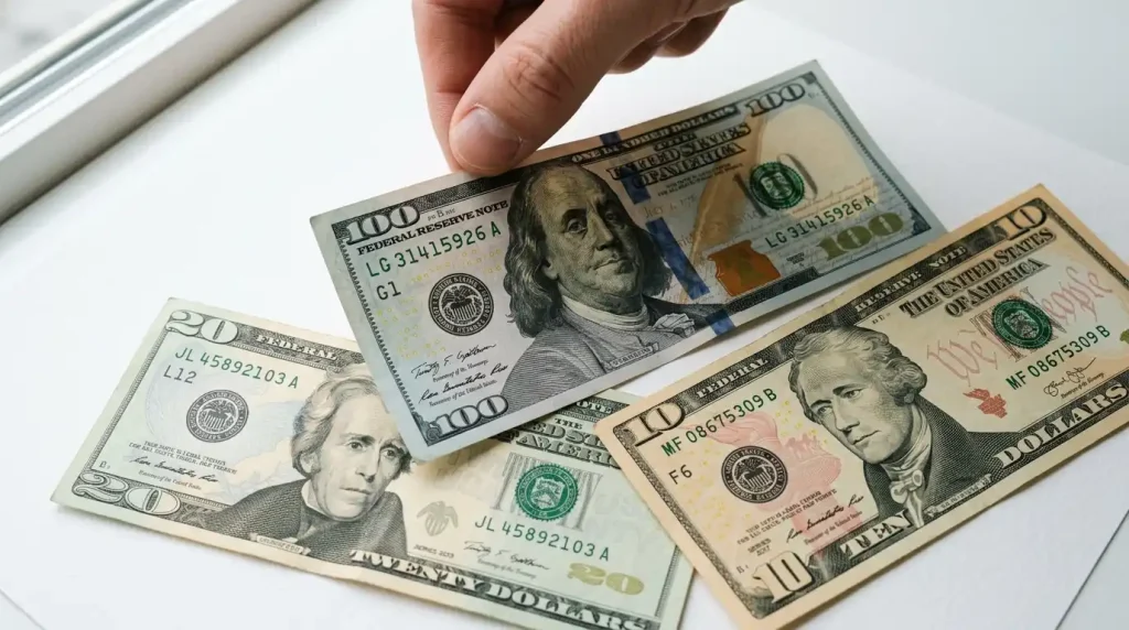 Free star note lookup tool to check rare replacement dollar bill serial numbers online