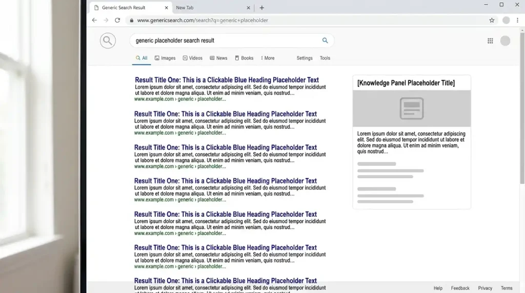 Meta title vs meta description comparison shown in a Google search result