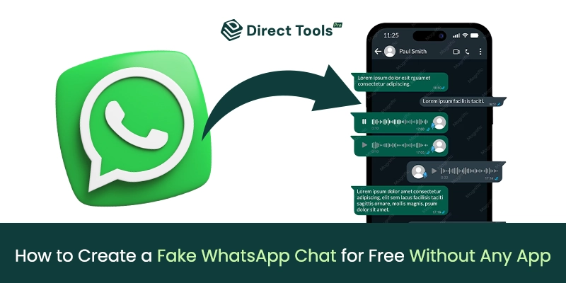 How to Create a Fake WhatsApp Chat for Free Without Any App